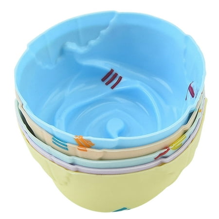

YUNx 5Pcs Baking Mold Non-sticky Easy Demoulding Stackable Egg Tart Donut Muffin Cup for Kitchen