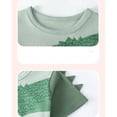 thumbnail image 4 of Bellafa Toddler Boy Clothes Kids Summer Cotton 2-Pieces Outfit Short Sleeve Crocodile Print Tops T-Shirt Shorts Set 2-7T, 4 of 8