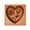 H, variant on Starlight 3.94 inch Wooden Cookie Mold, Carved Baking Tool with Heart Flowers, Cookie Press Stamp, B