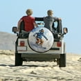 thumbnail image 6 of Camper Spare Tire Cover 15inch Watercolor Snowboarder Wheel Protectors Weatherproof Mountains Ski for Camper Trailer Truck SUV Universal Fits Tire for Trailer RV SUV and Many Vehicle, 6 of 8