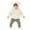 White, variant on Kovlvoll Newborn Baby Clothes Girls Boys Sherpa Zipper Jackets Long Sleeve Hooded Infant Winter Fuzzy Thicken Warm Outerwear Coat