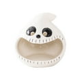thumbnail image 2 of Ceramic Halloween Ghost Candlesticks with Lanterns for Spooky Decor and Candy Storage, 2 of 6