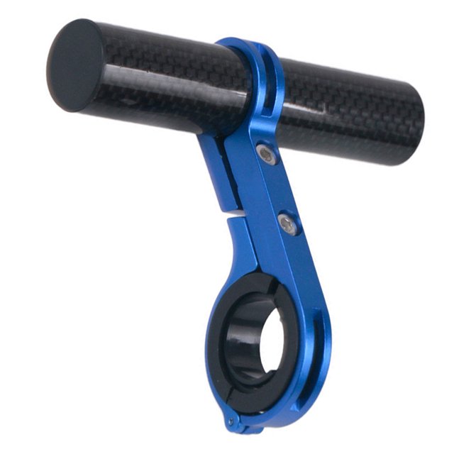 Bicycle Handlebar Extender Universal Handle Bar Cellphone Holder Extension Double Bracket Outdoor MTB Cycling Extended Parts Red Carbon Fiber
