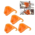 thumbnail image 3 of 4Pcs Drain Basket Sink Kitchen Filter Basket Garbage Strainer Vegetables Drainer Basket Hanging Drainer Rack Long Handled Tea Strainers, 3 of 8