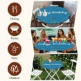 thumbnail image 7 of Lake Blue Birthday Round Tablecloth, Fitted Table Cover with Elastic for 45"-54" Round Tables, Colorful Confetti Ribbons Polka Dots Classroom Table Cloth Outdoor Dinning Party Waterproof Tablecloths, 7 of 7