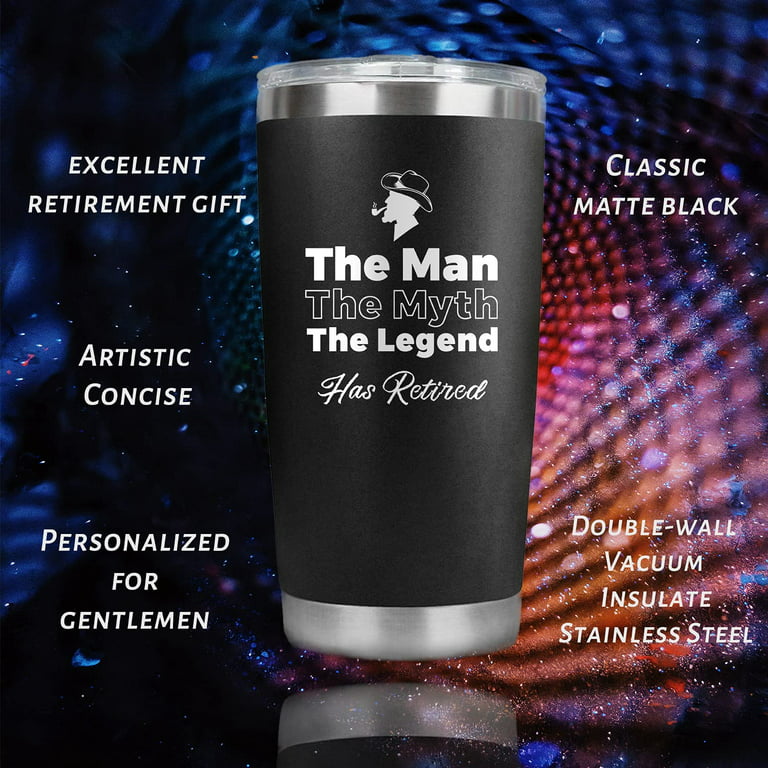  Fishing Retirement Travel Mug, Coffee Mug with Lid, Stainless  Steel Tumbler, Funny Fishing Retirement Gifts for Men, Retired Gift Ideas  for Coworker, : Home & Kitchen