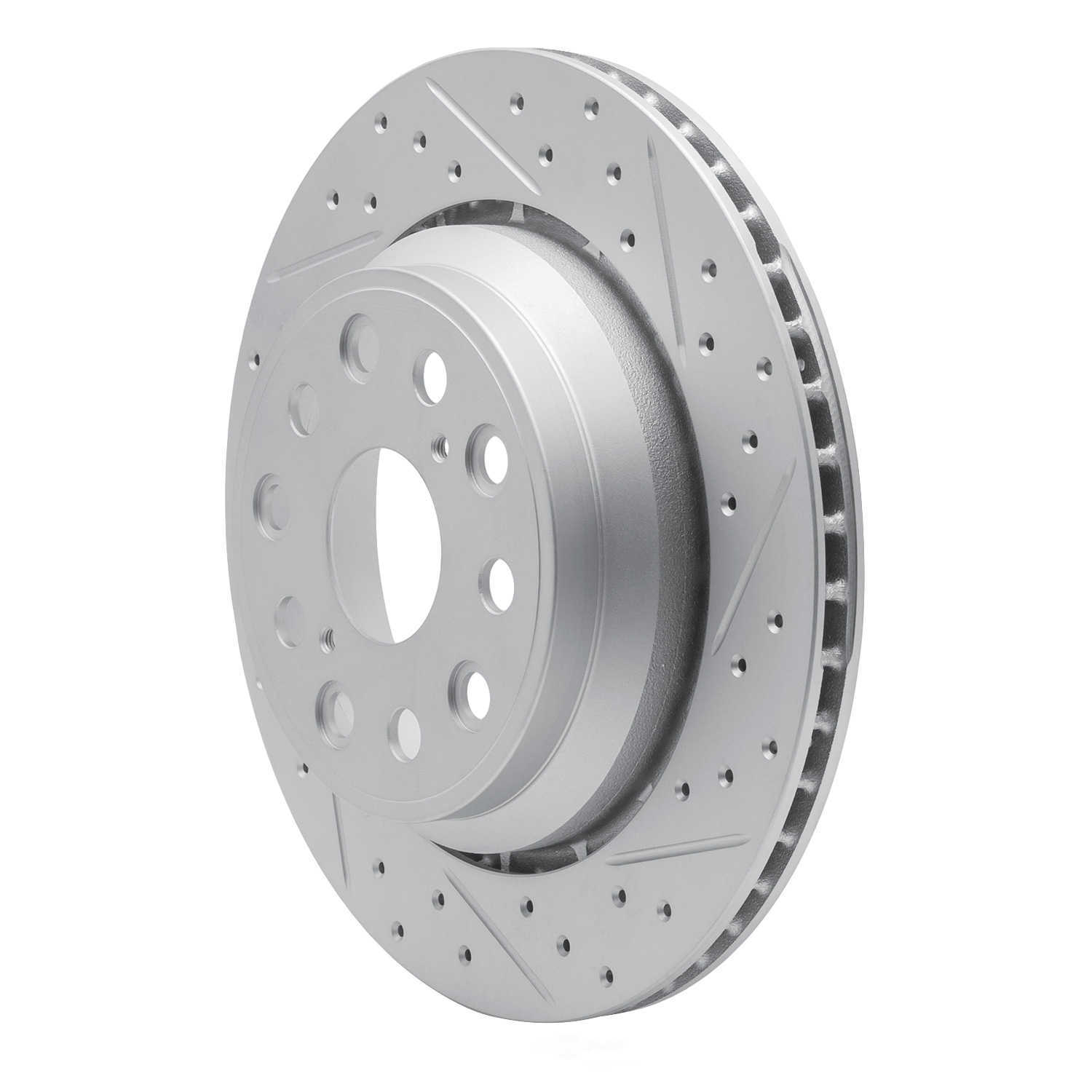 Dynamic Friction Company 830-75018R DFC Geoperformance Rotor - Drilled and Slotted