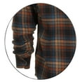 thumbnail image 4 of Gioberti Men's Plaid Checkered 100% Cotton Brushed Flannel Shirt, 4 of 5