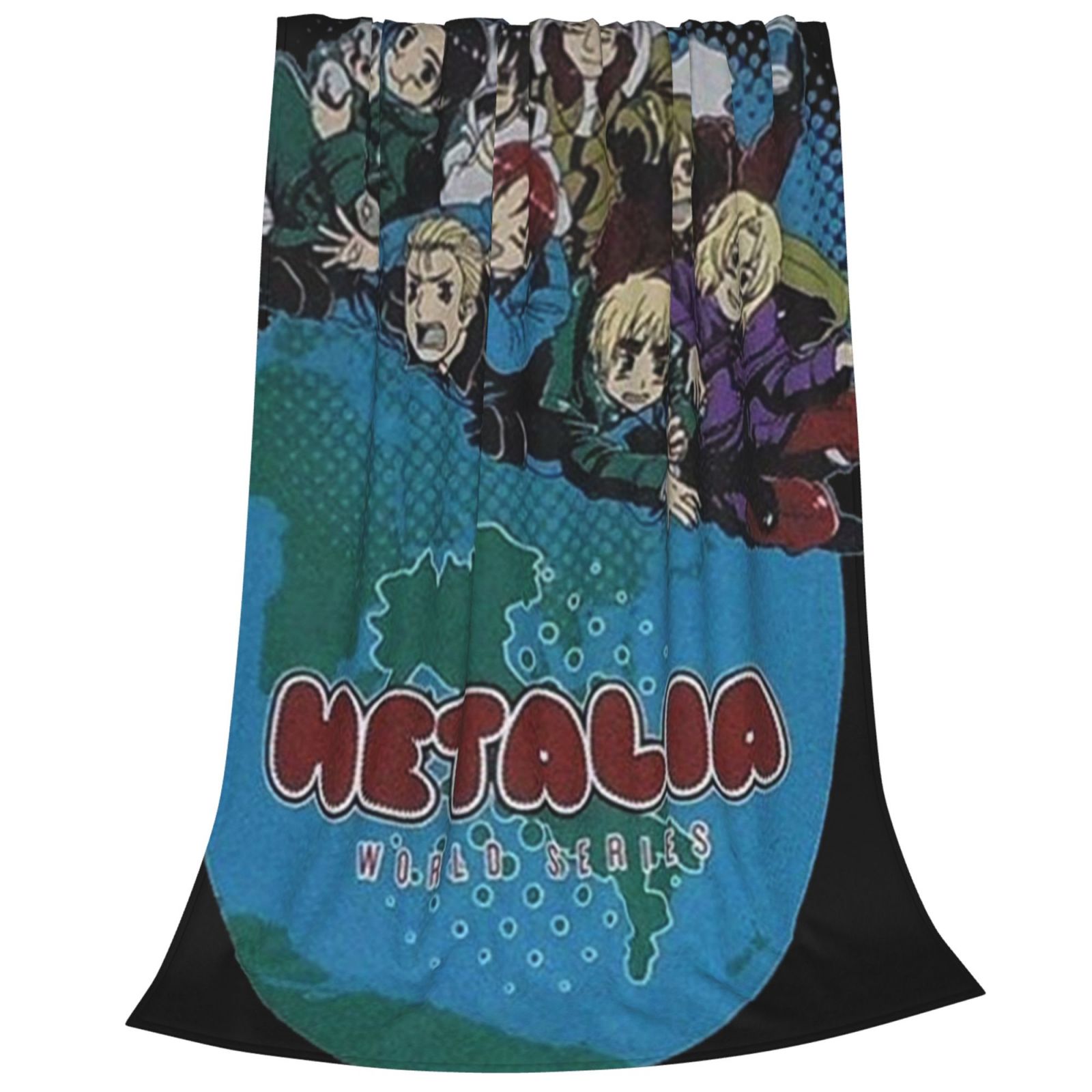 Hetalia World Series Crew Flannel Blanket Funny Ultra-Soft Micro Warm Throw Blanket Fleece Blanket Interesting Gift 50"X40"