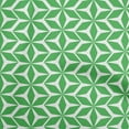 thumbnail image 1 of oneOone Polyester Spandex Green Fabric Geometric Sewing Material Print Fabric By The Yard 56 Inch Wide, 1 of 4