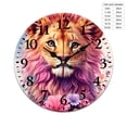 thumbnail image 2 of Wall Clock for Home Decoration, Colorful Lion Funny Pattern Retro Mute Non-Ticking Classic Wall Clock Battery Powered Suitable for Home, Living Room, Kitchen, Office Decorations, 2 of 6