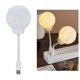 thumbnail image 5 of Luz de noche USB brillo táctil Control escritorio 3D impresión Lunar lámpara luz de de mitorio decoración bebé niñas Inserción Colco Luz de noche, 5 of 8