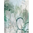 thumbnail image 3 of Vess, June Erica 19x24 Black Modern Framed Museum Art Print Titled - Verdigris Fresco II, 3 of 5