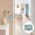 thumbnail image 7 of Yayeee Toggle Light Switch Wall Plate 2-Gang 4.56"x4.48" Decorative Outlet Cover, Pink Beach Toys Pattern, 7 of 7