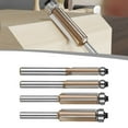 thumbnail image 2 of Bgsha 6mm 1/4in Shank Trim Router Bit 3blades With Bearing Woodworking Milling Cutter, 2 of 5