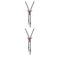 thumbnail image 4 of Corbatas Doradas Minnieouse Ajustables con Luz de Vaquero Americano Metal Rojo 2Conjunto, 4 of 6