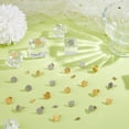 thumbnail image 4 of 24Pcs 2 Colors Flat Round Stud Earring Findings Textured Blank Earrings Stainless Steel Earring Post with Loop Disc Charms Earrings for DIY Jewelry Craft Making Hole: 1.2-1.4mm Mixed Color, 4 of 6