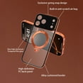 thumbnail image 5 of ELEHOLD Full Body Magnetic Case For iPhone 17 Pro Built-in Privacy Screen Protector, Shockproof Metal Frame Magnetic Ring Kickstand Anti-Scratch Protective Cover+Lens Protector,Blue, 5 of 8