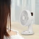 thumbnail image 4 of Mini ventilador de escritorio Ventilador personal Oscilación automática Ventilador de ventilador de  Ventilador blanco Gloria Ventilador de refrigeración portátil, 4 of 8