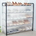 thumbnail image 1 of Shoe Rack Simple Shoe Rack Stackable Shoe Rack Storage Shoe Shelf Multi Layer Shoe Rack Steel Pipe Assembly Simple Stackable Shoe Rack Storage Dustproof Shoe Shelf For Home, 1 of 5