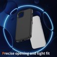 thumbnail image 2 of Allytechgroup Carbon Fiber Case for iPhone 15, Slim Lightweight Magnetic Back Cover Support Wireless Charging Non-Slip Shockproof Anti-Scratch for iPhone 15 Women Men, Black, 2 of 9