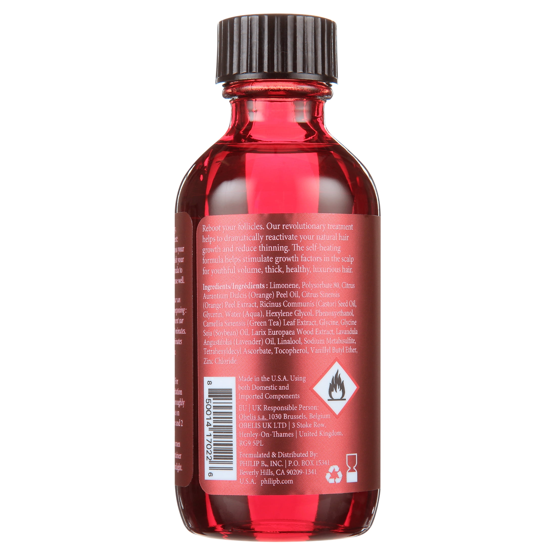 Philip B Scalp Booster Redensyl Heating and Stimulating Pre Wash Treatment, 2 fl oz