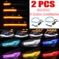 thumbnail image 1 of 2pcs 60cm White Car Flexible Tube LED Strip Daytime Runnning DRL Light Headlight, 1 of 10