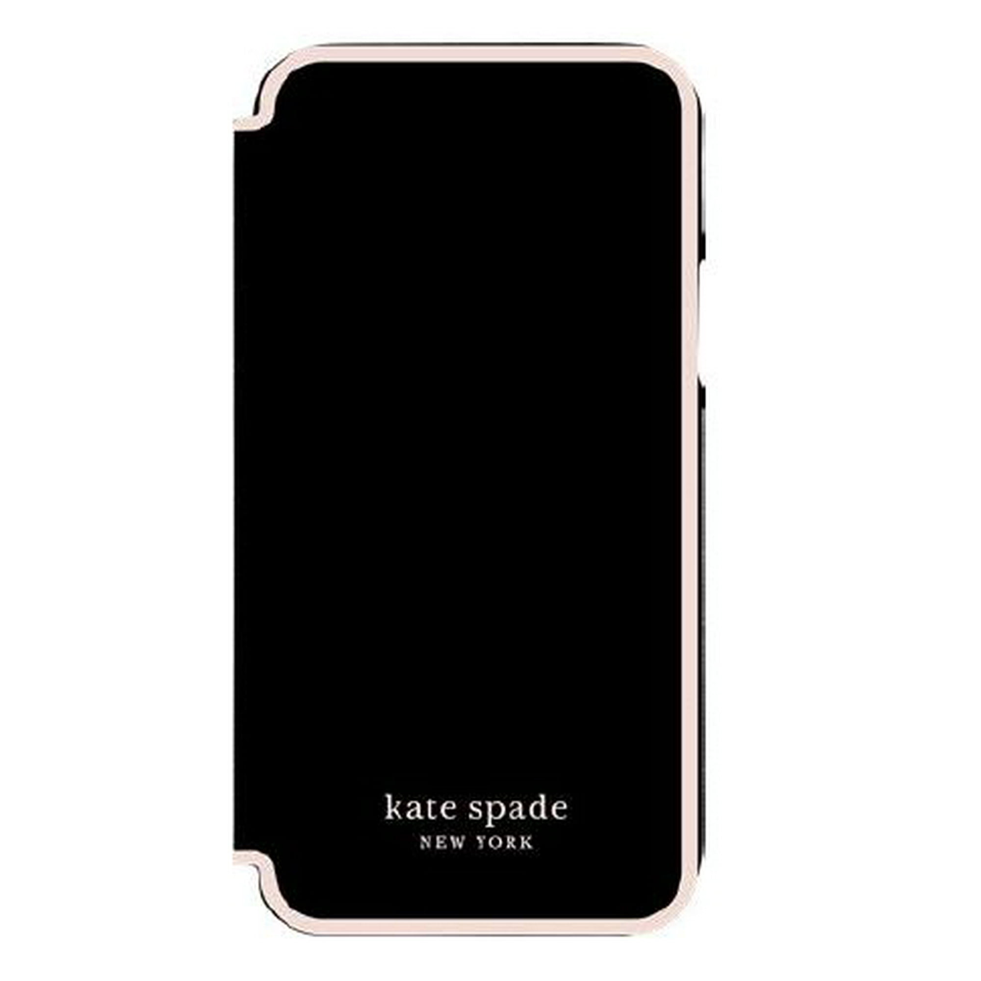 Kate Spade Vegan Leather Premium Folio Case Black for iPhone 13 Pro Max/12  Pro Max Cases | Walmart Canada
