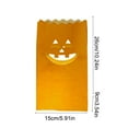 thumbnail image 3 of Halloween Luminary Bags, Orange Tea Light Candle Bags for Halloween Decoration, Parties, Fall Festival, 3 of 6