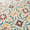 12x12 Inch-Boho Vintage Floral, variant on 12x12 Inch Black and White Petal Vinyl Floor Tiles DIY Home Decor