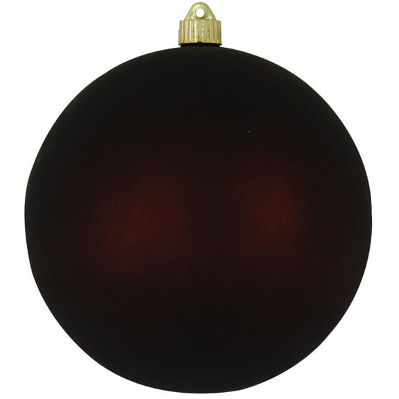 Christmas By Krebs 8" (200mm) Candy Red Ornament, Commercial Shatterproof UV Resistant Plastic Christmas Ball Decoration