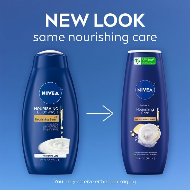 NIVEA Nourishing Care Body Wash for Women, Provitamin B5 & Vitamin