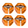 thumbnail image 3 of Adaptateur de moyeu hexagonal universel 12 mm pour voiture télécommandée HSP Sakura à l'échelle 1/10 (6 mm, orange doré), 3 of 4