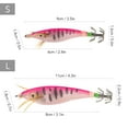 thumbnail image 4 of Yeacher 6cm / 8cm Luminous Squid Jig Fishing Wood Shrimp Lure Squid Cuttlefish Jig Lure Bait, 4 of 7