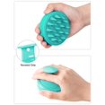 thumbnail image 2 of Cepillo para champú, cepillo para el cuidado del cuero cabelludo con masajeador de silicona suave (azul), 2 of 4