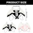 thumbnail image 3 of 2000s Angel Wing Shoulders Bag with Adjustable Strap for Women Detachable Angel Wing Heart Shape Backpack for Anime Party Pink, 3 of 4