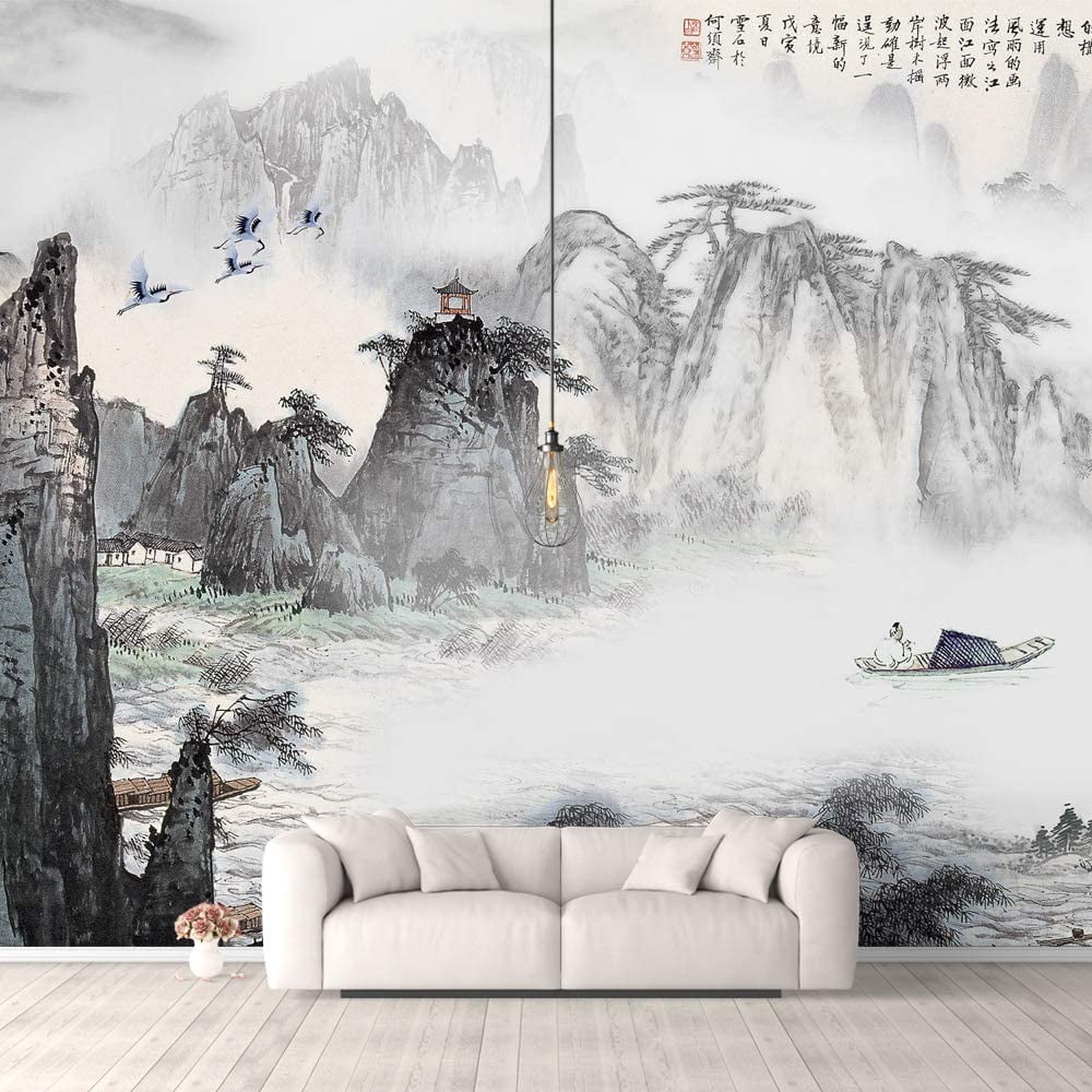 IDEA4WALL Wall Murals for Bedroom Traditional Chinese Landscape View