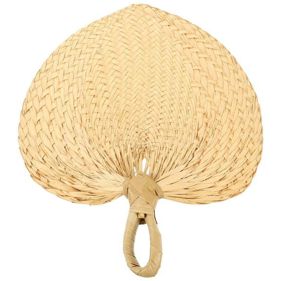 Bamboo Woven Hand Fan Handmade Weaving Paddle Fan Chinese Style Beach Hand Fan for Summer