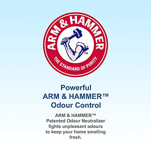 Hefty™ Lot de 30 sacs poubelle Strong Regular 75 litres noirs, EasyFlaps™, neutralisant les odeurs Arm & Hammer
