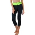 thumbnail image 4 of ToBeInStyle Women's Comfy Capri Yoga Pants with Criss-Cross Design, 4 of 7