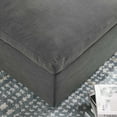 thumbnail image 7 of Modway Commix Modern Down Filled Overstuffed Fabric Ottoman in Gray, 7 of 7