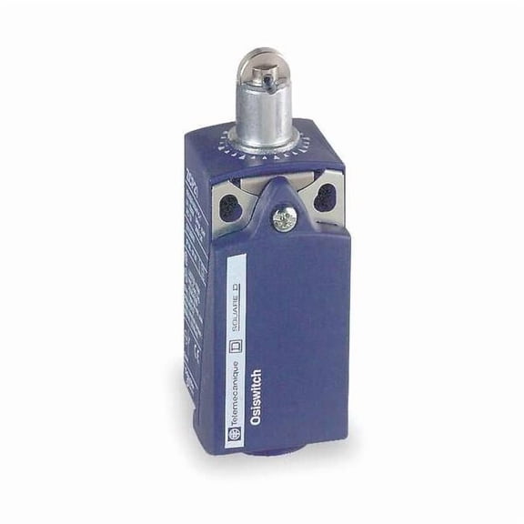 Telemecanique Sensors Limit Switch, Roller Plunger, 1NO/1NC XCKP2102N12