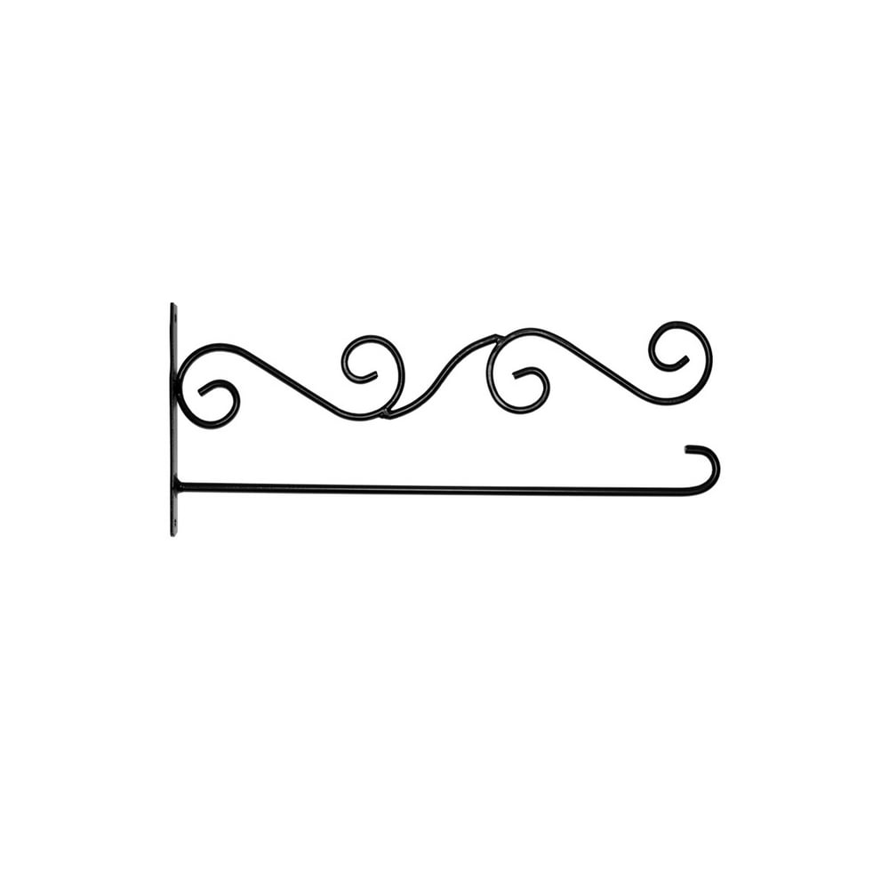 Wrought Iron Scroll Garden Flag Wall Bracket / Holder Briarwood Lane