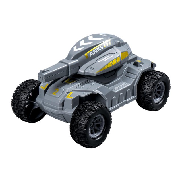 Los vehículos de juguete pequeños juegan con los coches que se tiran hacia atrás, el juguete modelo del tanque que se tira hacia atrás del tanque Gris