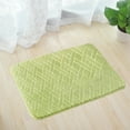 thumbnail image 2 of sruoe Bath Rugs, Bath Mats for Bathroom Floor, Bathroom Rugs, Non Slip WaterAbsorbent Stain Resistant Bath Mats, Cotton Mat, Bathroom Door Mat Household Use, Green, 2 of 6