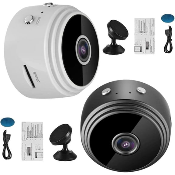 Guardhouses Watcheye Security Camera, Guardhouses Camera, Household Mini Cameras, Mini 4g Wireless WiFi Cameras 1080p Hd Night Vision, App Remote for Home, Indoor, Outdoor(2 PC)