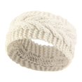 thumbnail image 2 of Diadema de punto elástico, diadema, herramienta de maquillaje, turbante para niñas y adultos Beige Salvador Envolturas de cabeza de punto, 2 of 10