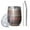 Brown Boho Geometric, variant on 12oz Stemless Wine Tumblers Brown and White Geometric Pattern Vacuum Insulated Stainless Steel Travel Tumbler Cups Mug with Lid and Straw for Champaign,Cocktail,Beer with Cleaning Brush