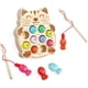 thumbnail image 3 of Juguete de pesca magnético de madera, juego para niños de 2 años, juego de pesca magnético de madera, juguete de madera Montessori para el desarrollo educativo del bebé, juguete educativo para niños, 3 of 5