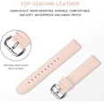 thumbnail image 5 of Three KOMI straps compatible with Samsung Galaxy Watch Active/Active 2 44mm 40mm/Galaxy Watch 42mm, 20mm sports leather strap replacement strap, 5 of 8